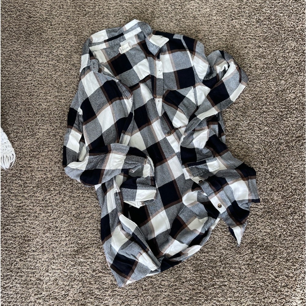 Oversized soft flannel